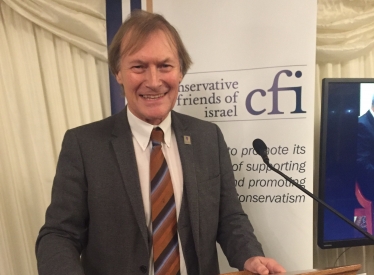 Sir David attends CFI reception